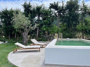 Outdoor pool, sun loungers - Zennova 25  Casa Mocha  (Sithonia)