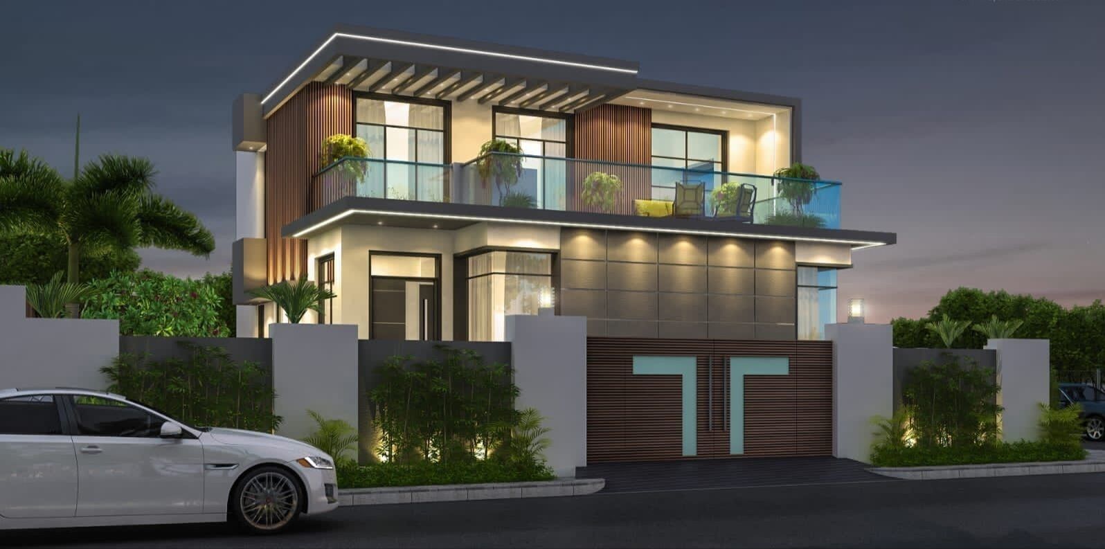 Façade de l’hébergement