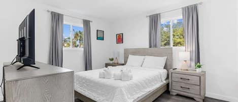 2 chambres, fer et planche Ă repasser, accĂšs au Wi-Fi (inclus)