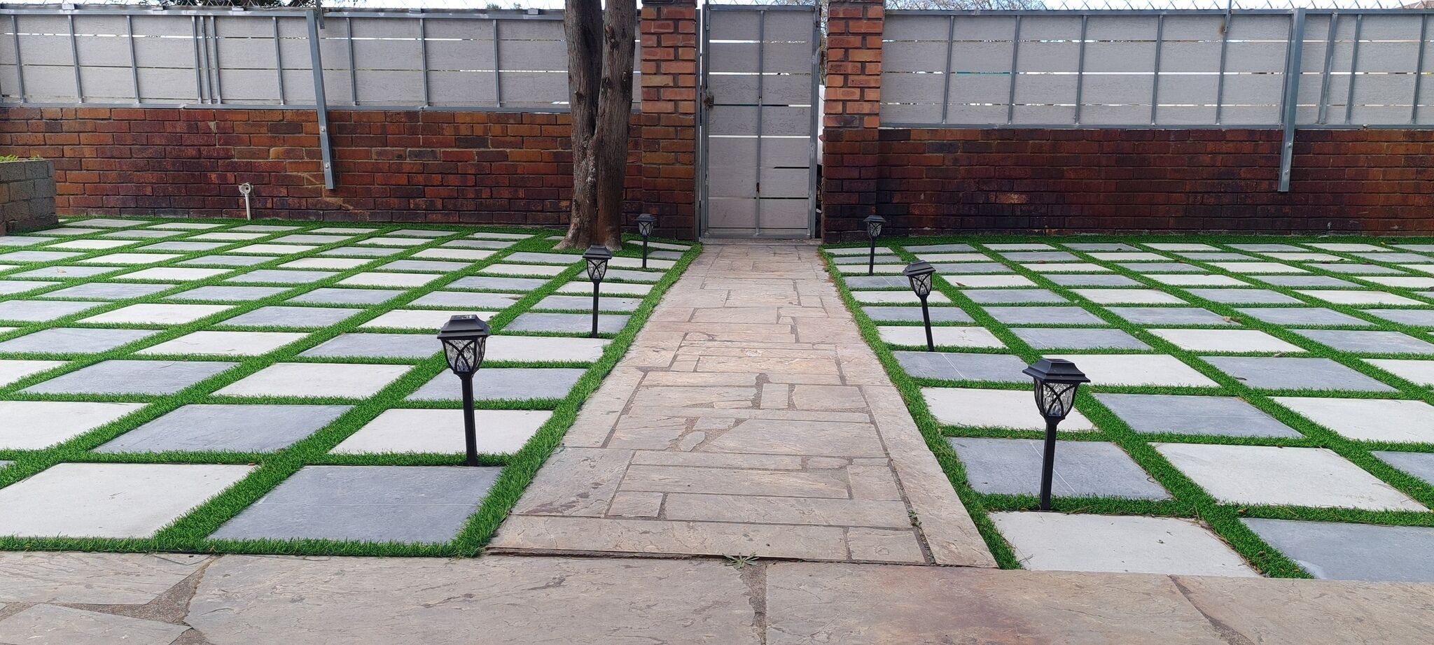 Blick von der Unterkunft