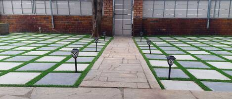 Blick von der Unterkunft