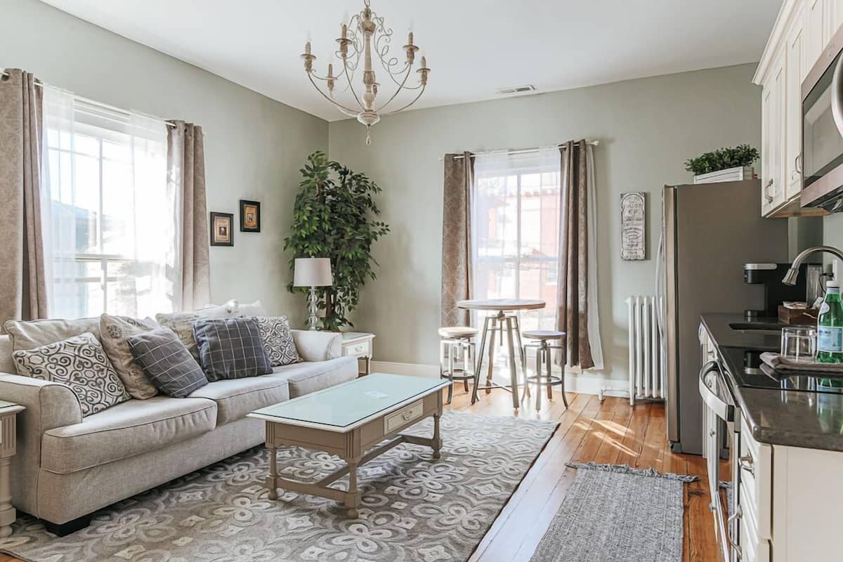 Appartement, privébadkamer (The Bons Amis Suite) | Lounge