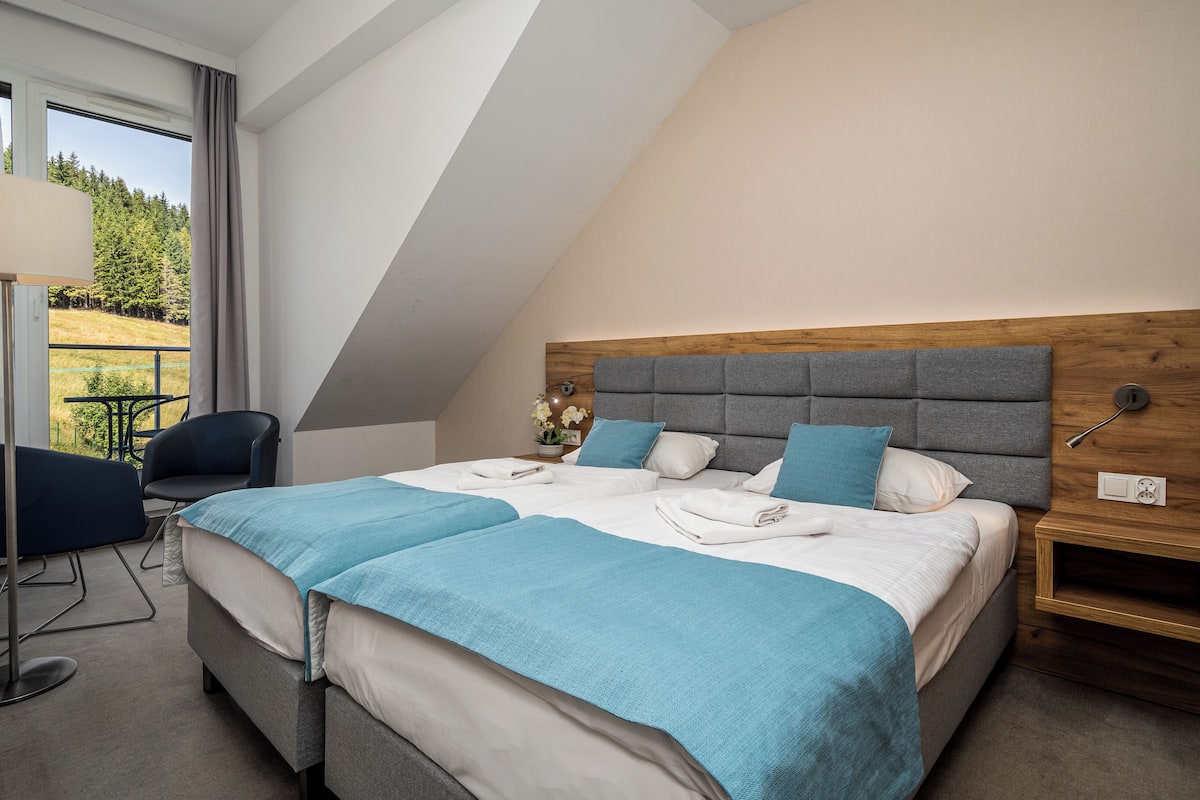 Premium appartement | 1 slaapkamer, geluiddichte muren, gratis wifi, beddengoed