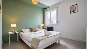 2 chambres, bureau, fer et planche Ă repasser, Wi-Fi