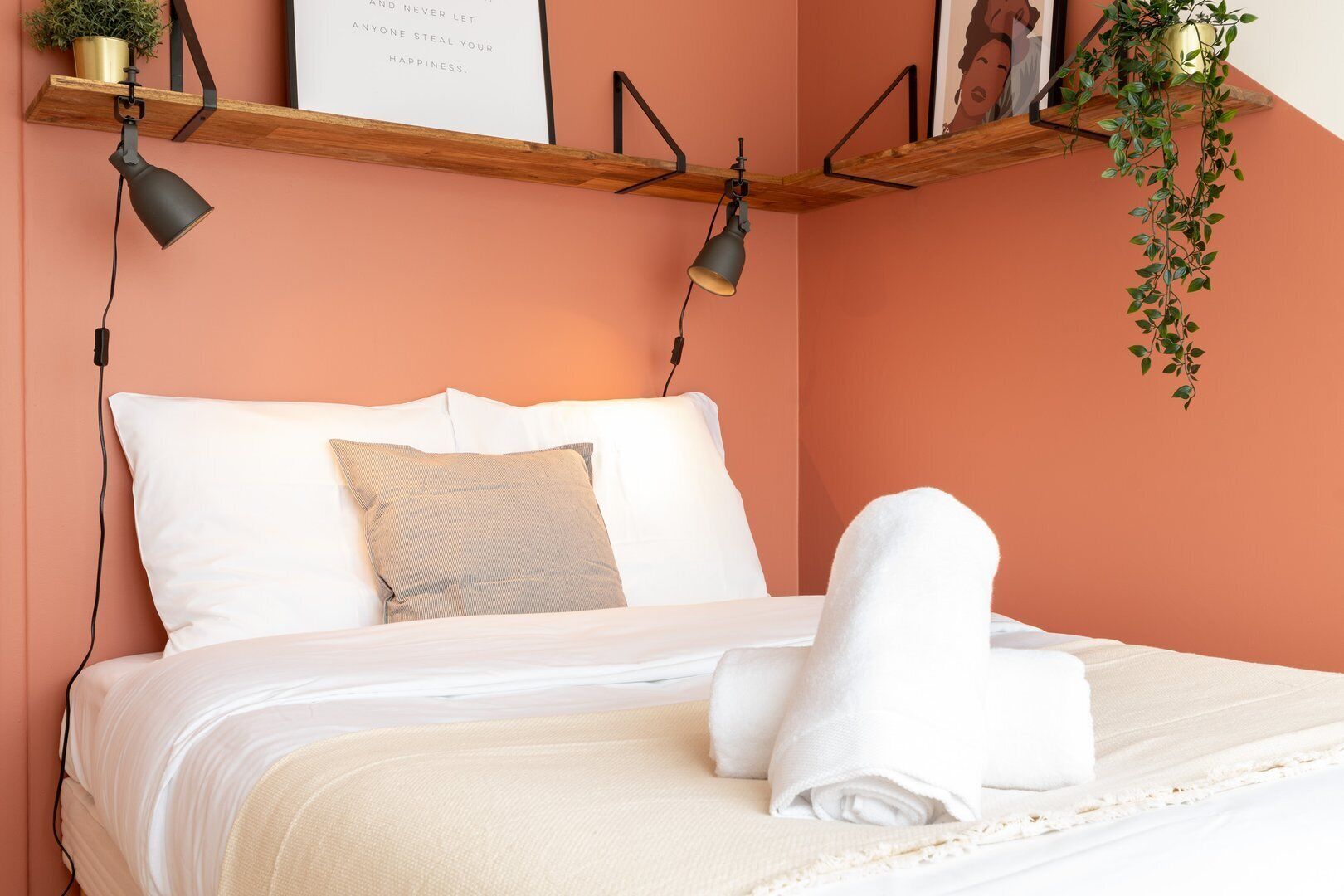 1 bedroom, iron/ironing board, Internet, bed sheets