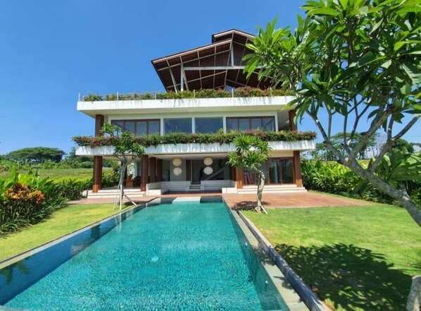 Fassade der Unterkunft