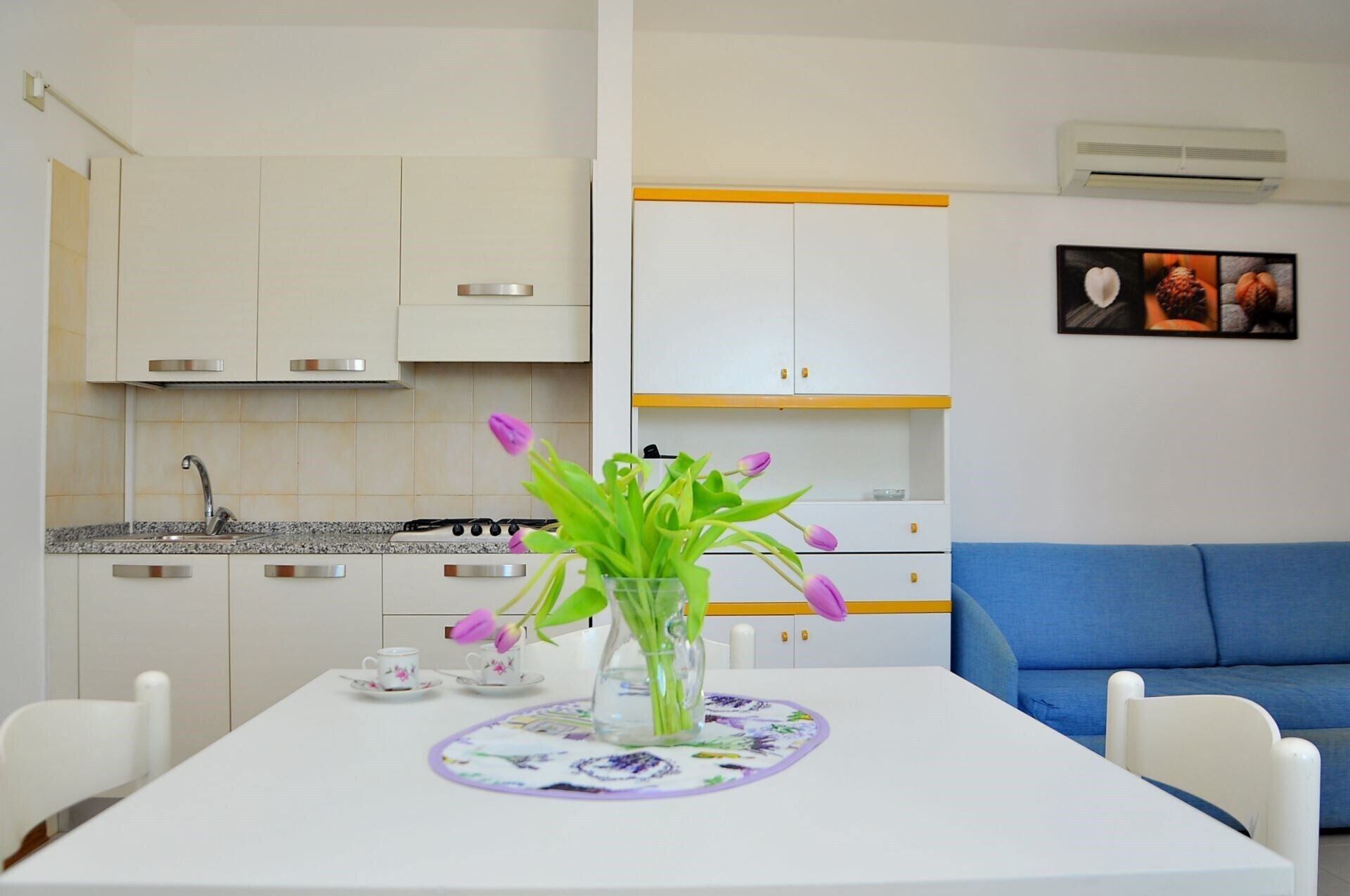 Monolocale, balcone, vista oceano | Interni