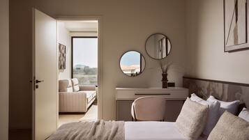 3 slaapkamers, een kluis op de kamer, een strijkplank/strijkijzer