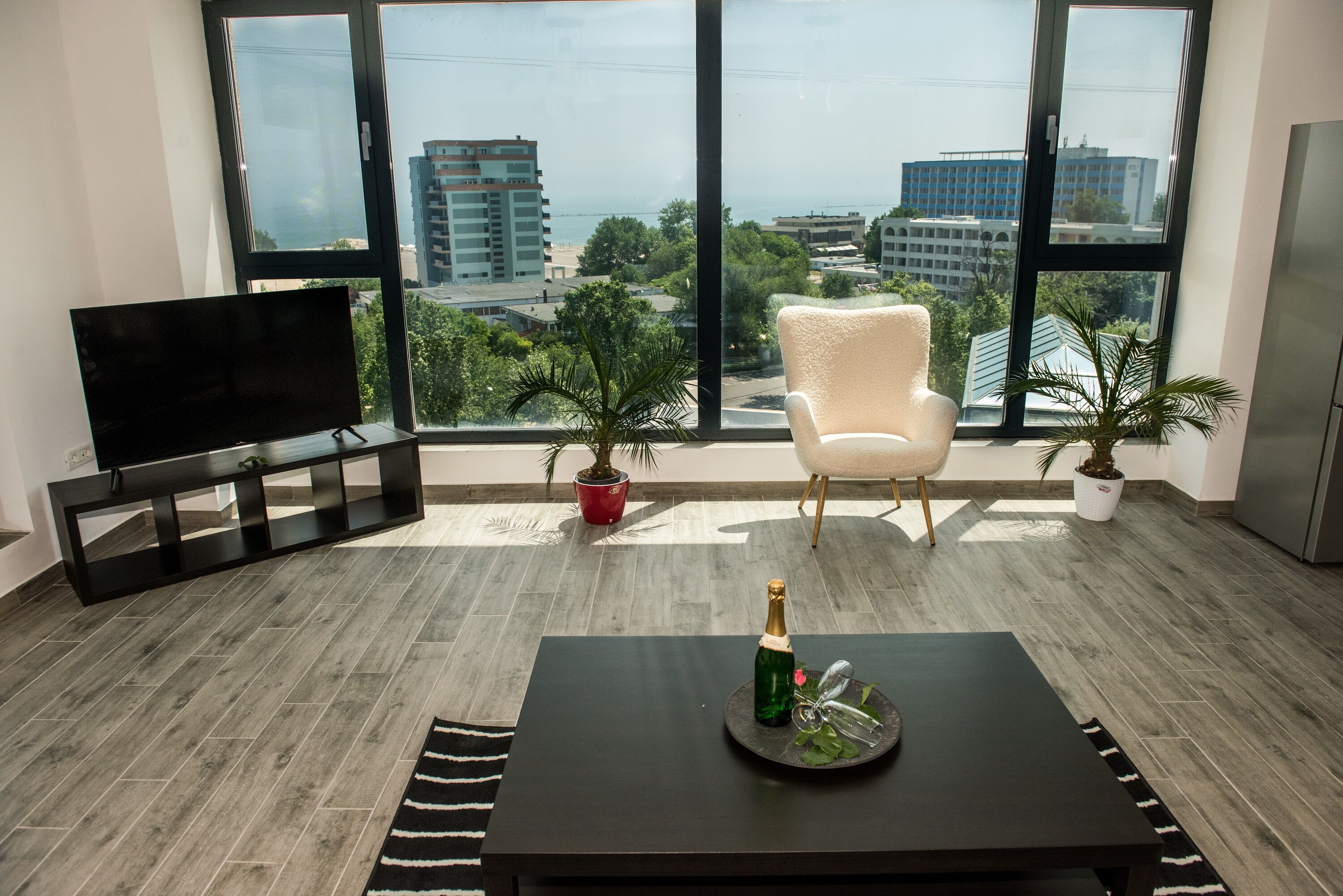 Leilighet – panorama | 1 soverom, sengetøy av topp kvalitet og memory foam-senger