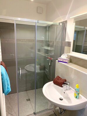 淋浴设施、吹风机、毛巾