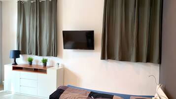 Wi-Fi de cortesia, roupa de cama