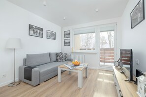 Lägenhet - 1 sovrum - balkong | 1 sovrum och sängkläder