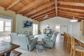 House (3 Bedrooms) | Interior - Beachfront Alligator Point Retreat: Steps to Sand! (Panacea)