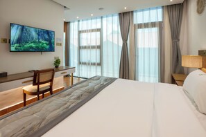 Ropa de cama hipoalergénica y minibar 