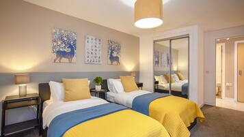 2 bedrooms, iron/ironing board, travel cot, free WiFi