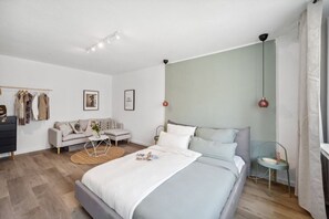 1 غرفة نوم ومكتب ومكواة/لوح كي وواي فاي