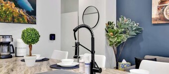 Modish 1BR: BOK, Near Blue Dome, Pets Allowed