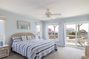 5 bedrooms, iron/ironing board, travel cot, WiFi - Nor Easter, Almost Oceanfront Duplex in Emerald Isle, NC! (Emerald Isle)