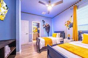 4 habitaciones, cuna de viaje, wifi y ropa de cama