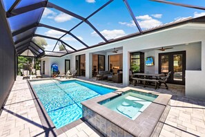 House, Multiple Beds (2023 Captiva home steps to the beach/) | Pool | A heated pool - 2023 Captiva Home Steps to the Beach/shops/dining (Marco Island)