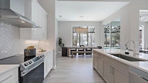 House, Multiple Beds (Modern 2023 built home steps to beach) | Private kitchen - Modern 2023 Built Home Steps to Beach/shops/dining (Marco Island)