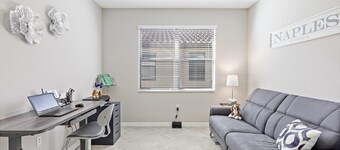 Modern Waterfront Home in Artesia With Pool/gym