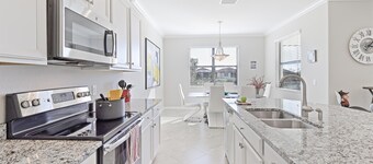 Modern Waterfront Home in Artesia With Pool/gym