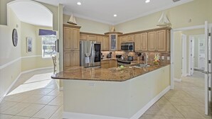 House, Multiple Beds (Pet-friendly home with walk to beach ) | Private kitchen - Pet-friendly Home With Walk to Beach and Restaurants (Marco Island)