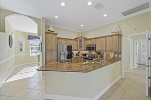 House, Multiple Beds (Pet-friendly home with walk to beach ) | Private kitchen - Pet-friendly Home With Walk to Beach and Restaurants (Marco Island)