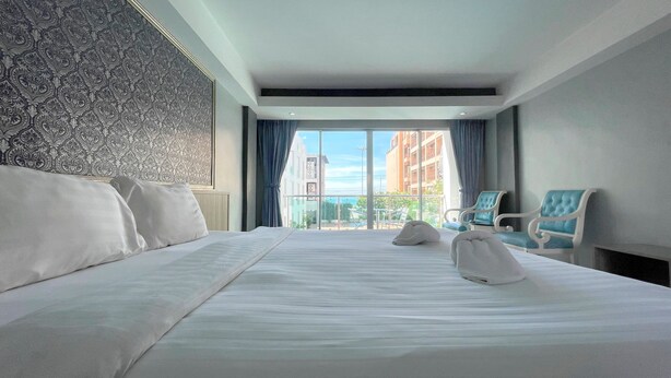 Phòng Deluxe, 1 giường cỡ king, quang cảnh biển