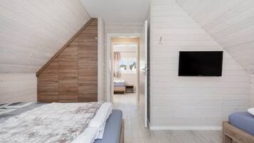 2 chambres, lit parapluie, Wi-Fi gratuit, draps fournis