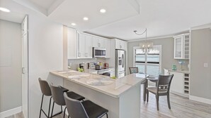 Condo, 1 King Bed with Sofa bed (Riverfront condo in Olde Marco with p) | Private kitchen - Riverfront Condo in Olde Marco With Pools/pickleball (Marco Island)