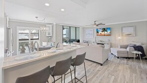 Condo, 1 King Bed with Sofa bed (Riverfront condo in Olde Marco with p) | Private kitchen - Riverfront Condo in Olde Marco With Pools/pickleball (Marco Island)