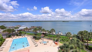 Condo, 1 King Bed with Sofa bed (Riverfront condo in Olde Marco with p) | Pool | A heated pool - Riverfront Condo in Olde Marco With Pools/pickleball (Marco Island)