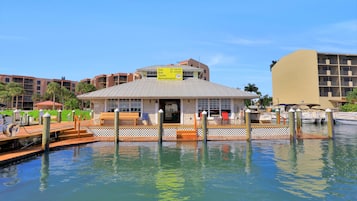 Condo, 1 King Bed with Sofa bed (Riverfront condo in Olde Marco with p) | Pool | A heated pool