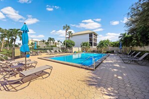 Condo, Multiple Beds (Delightful south end condo with pool.) | Pool | A heated pool