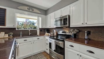 House, Multiple Beds, Pool Access (113 Weitz Rd - M & G) | Private kitchen | Coffee/tea maker