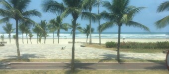 Foot in the sand at Caiçara beach II