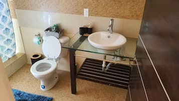 Towels, soap, toilet paper