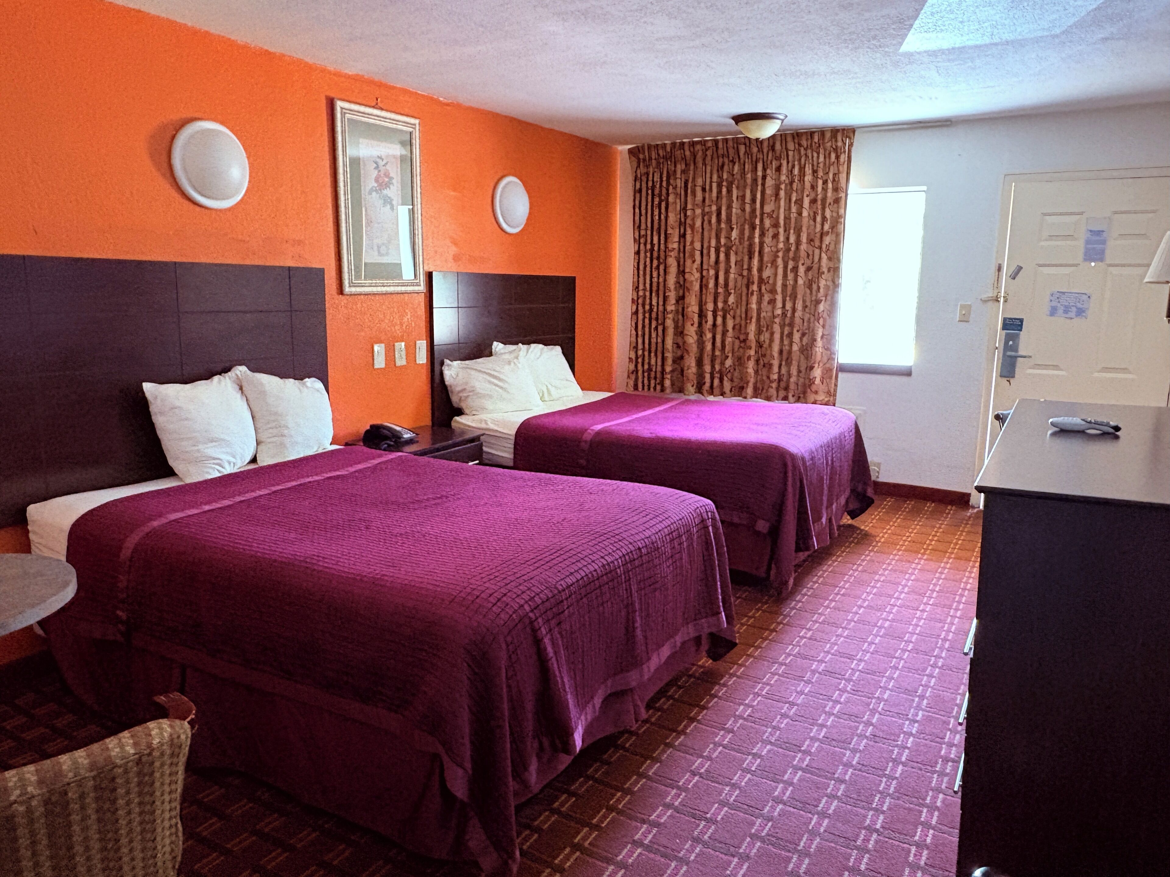 Basic Double Room, 2 Double Beds, Non Smoking | Desk, laptop workspace, free WiFi, bed sheets