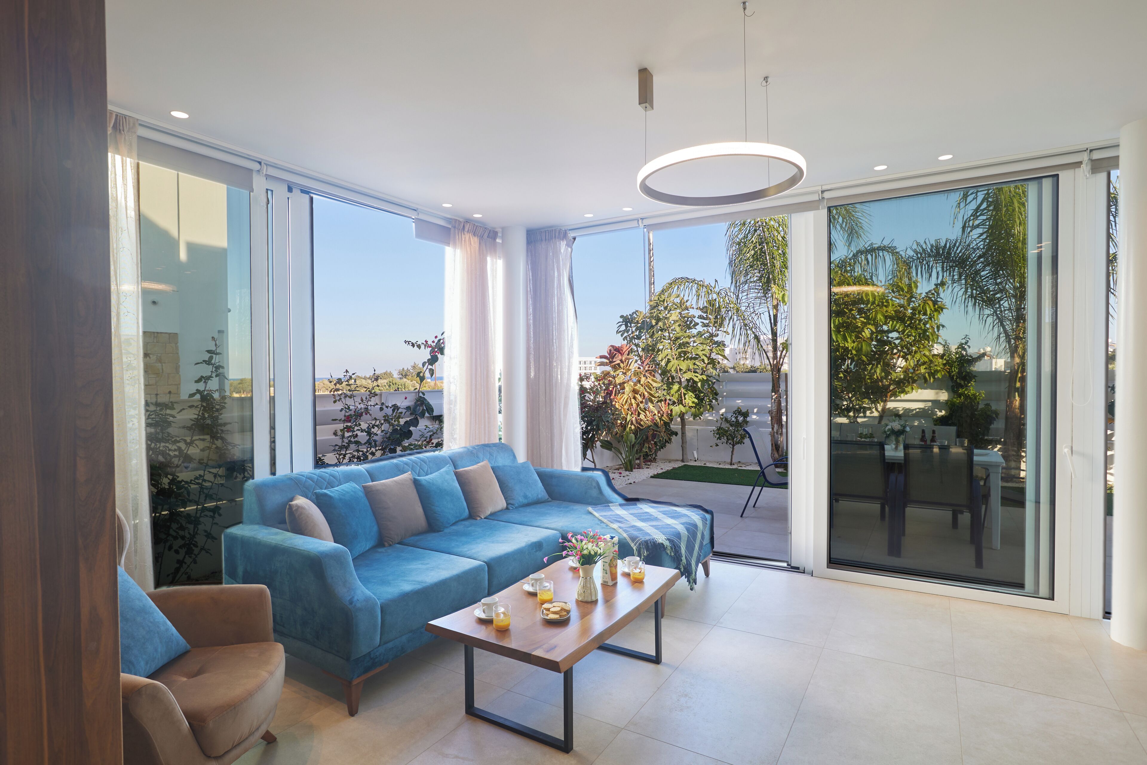 Villa, 3 Bedrooms, Private Pool, Garden View | Living area
