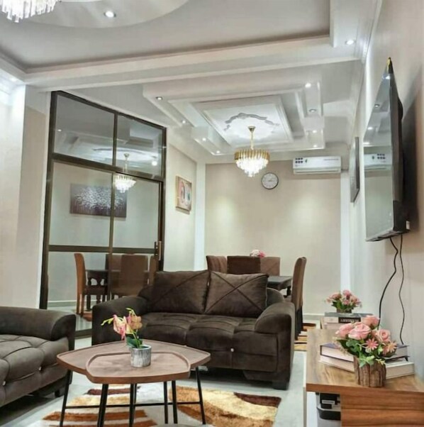 Living area - Luxueux Appart Golf (Lubumbashi)