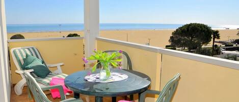 Studio, balcon, vue océan | Balcon