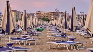 Studio, Balcony, Ocean View | Sun deck - Enjoy a Charming Lateral sea View Studio Apartment (San Michele al Tagliamento)