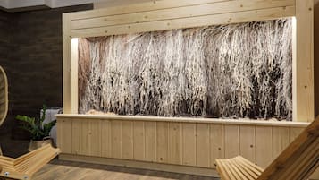 Een sauna, een stoombad