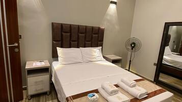 Free WiFi, bed sheets