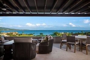 Outdoor dining - PH Tau Prima Vista in Tau by Mita Residential. Staff, Golf Cart, Ocean & Golf View, Pool (Punta Mita)