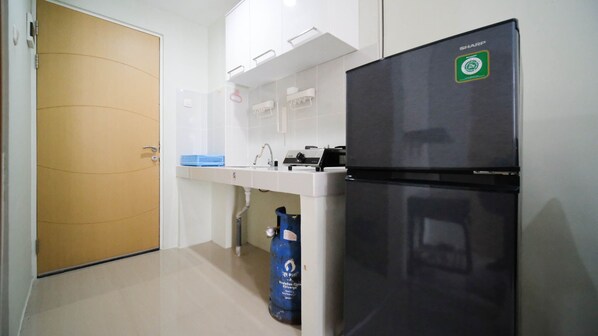 Apartemen | Dapur pribadi | Lemari es besar dan kompor