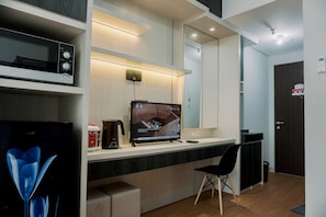 Interior - Cozy Studio (No Kitchen) At Transpark Bintaro Apartment (South Tangerang)