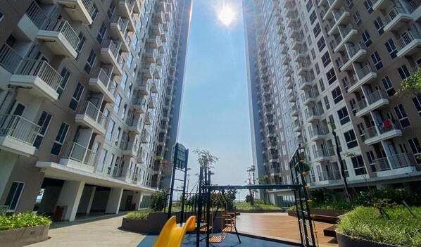 Utendørs lekeområde for barn